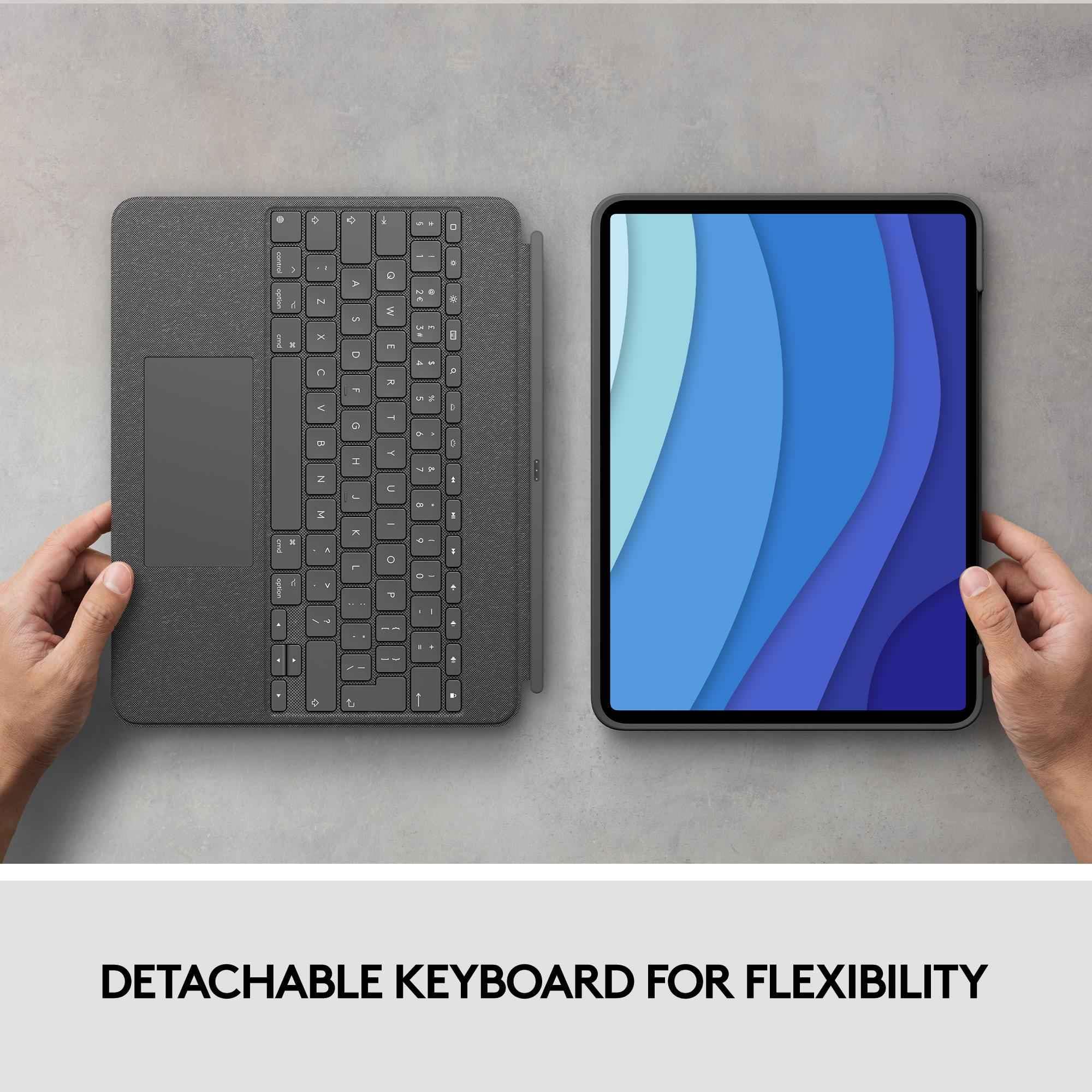 Logicool Combo Touch iPad 12.9 Pro 英語 12.9インチiPad Pro（第6世代）用Logicool Combo Touch Keyboard